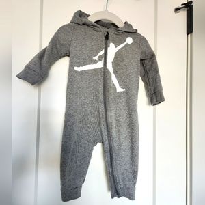 Jordan infant One Piece hooded coverall